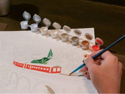Peinture au Numéro Sri Lanka, La Petite Epicerie