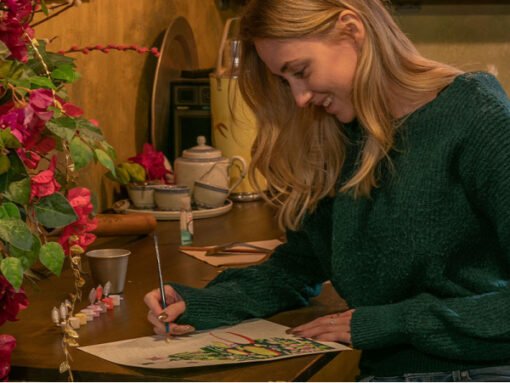 Peinture au Numéro Waterlily Glasshouse, La Petite Epicerie