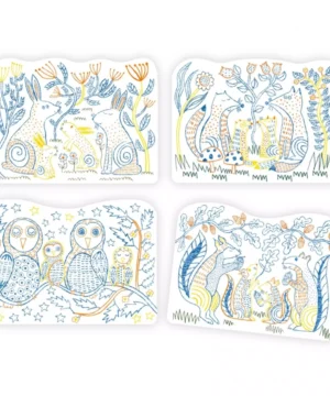 Coloriage Familles des sous-bois, Djeco