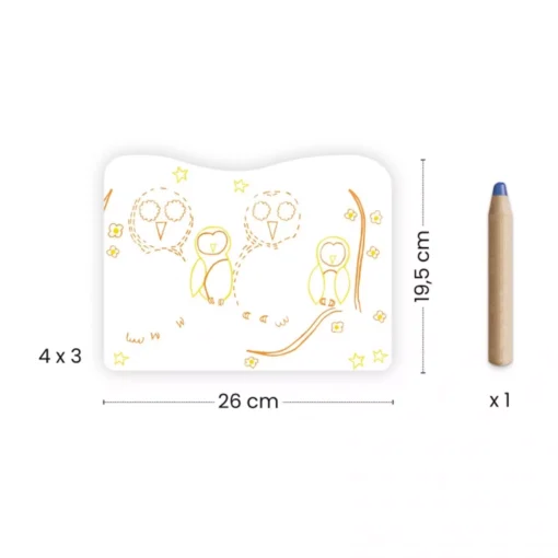 Coloriage Familles des sous-bois, Djeco
