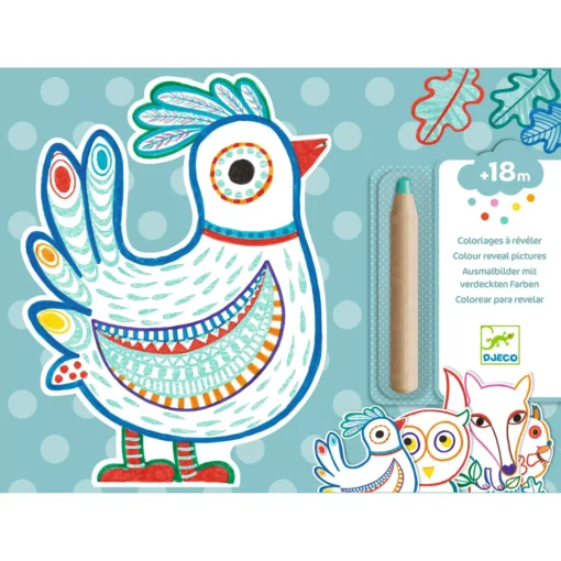 Coloriage Petits Animaux de la forêt, Djeco