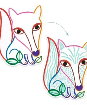 Coloriage Petits Animaux de la forêt, Djeco