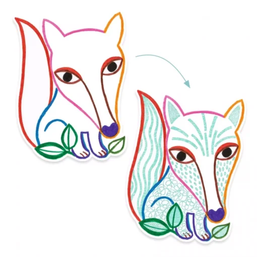 Coloriage Petits Animaux de la forêt, Djeco