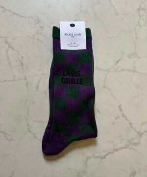 Chaussettes Damier Casse Couille, Félicie Aussi