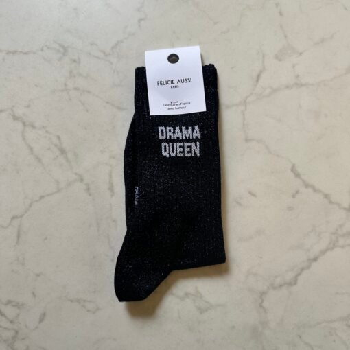 Chaussettes Paillettes Drama Queen, Félicie Aussi