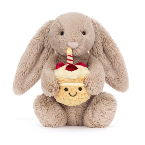 Bashful Beige Bunny 'Birthday', Jellycat