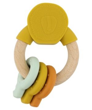 Anneau d'activités en silicone et bois Mr. Lion, Trixie