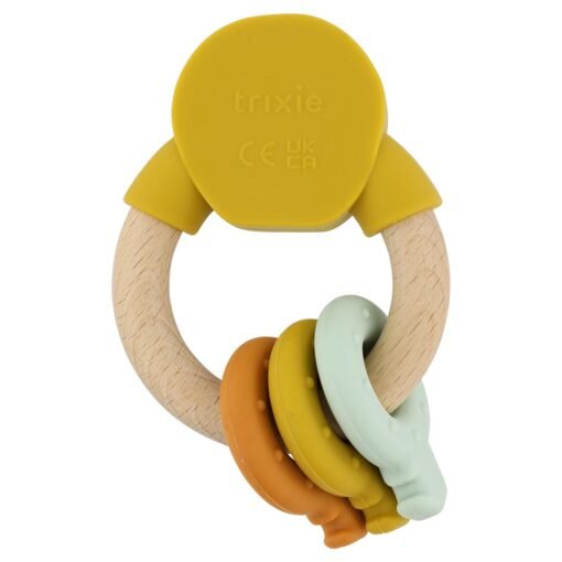 Anneau d'activités en silicone et bois Mr. Lion, Trixie