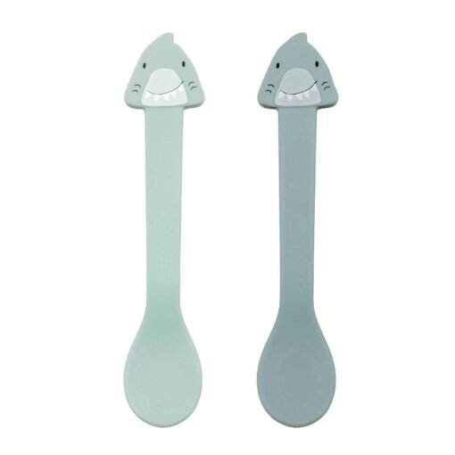 Lot de 2 cuillères en silicone Mr. Shark, Trixie