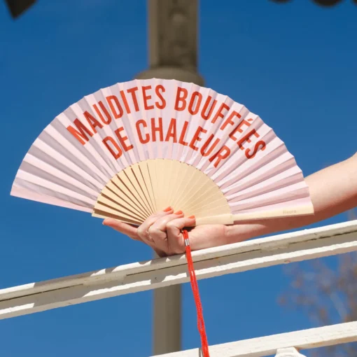 Éventail “Maudites bouffées de chaleur”, Fisura