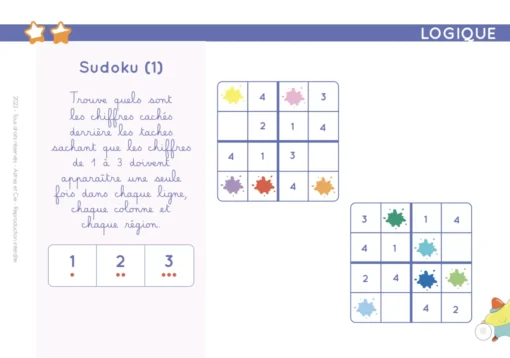 Chevalet Logique et Concentration, Etoilium