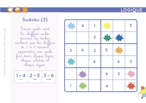 Chevalet Logique et Concentration, Etoilium