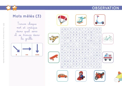 Chevalet Logique et Concentration, Etoilium