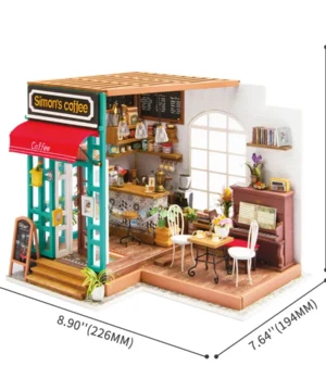 Dollhouse Simon's Coffee, ROBOTIME