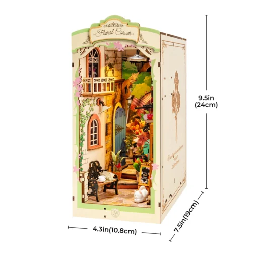 Book Nook Coin floral, ROBOTIME