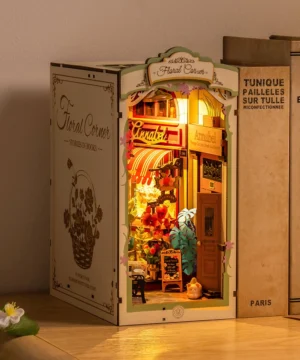 Book Nook Coin floral, ROBOTIME