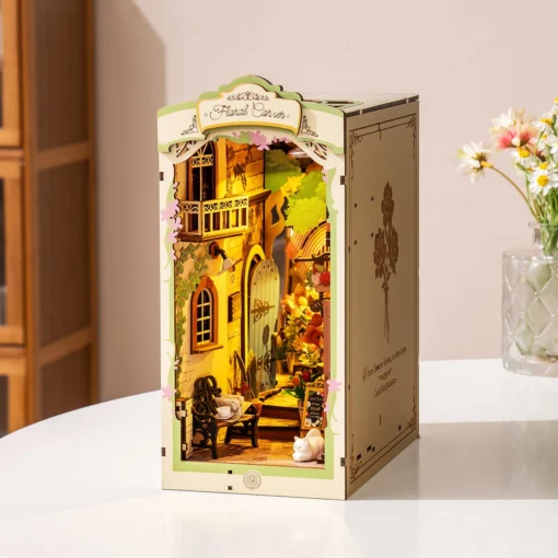 Book Nook Coin floral, ROBOTIME