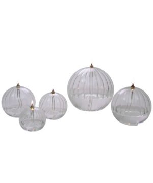 Lampe à Huile Sphère Striée, Bazardeluxe