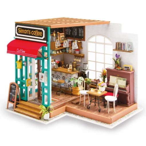 Dollhouse Simon's Coffee, ROBOTIME