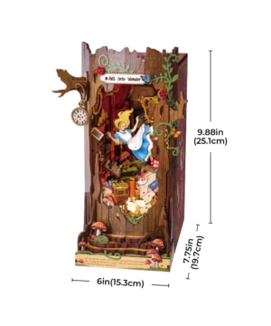 Book Nook Alice au pays des merveilles, ROBOTIME