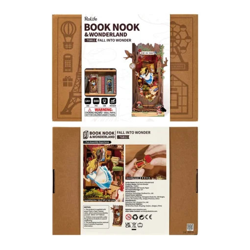 Book Nook Alice au pays des merveilles, ROBOTIME