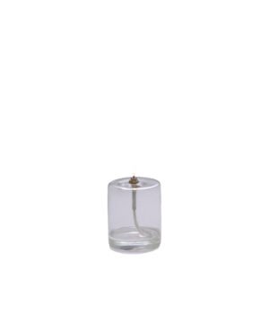 Lampe à Huile Cylindre Blanc XL, Bazardeluxe