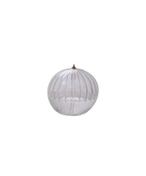 Lampe à Huile Sphère Striée, Bazardeluxe