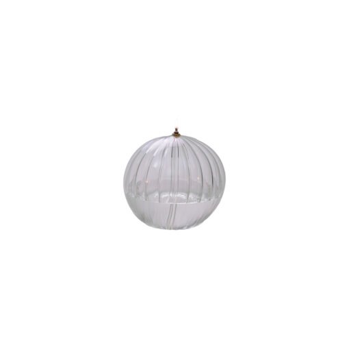 Lampe à Huile Sphère Striée, Bazardeluxe