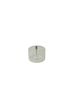 Lampe à Huile Cylindre Blanc XS, Bazardeluxe