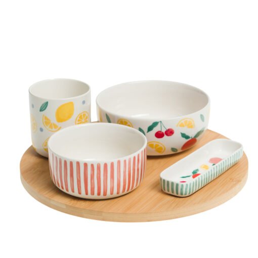 Coffret Apéritif 4 Bols Fruty, Cades Design