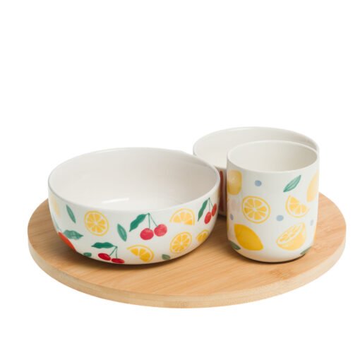 Coffret Apéritif 4 Bols Fruty, Cades Design