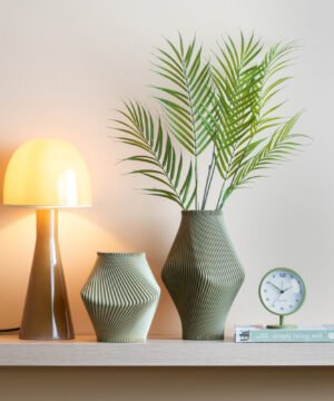 Vase Twisted Rib Large, Present Time