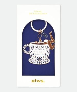 Porte-clés "But First Coffee", ATWS