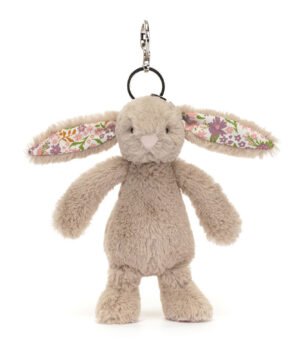 Blossom Beige Bunny Petal Bag Charm, Jellycat