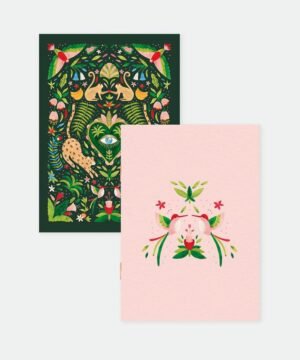 Duo de Carnets de Poche A6 Green Jungle, ATWS