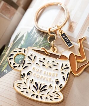 Porte-clés "But First Coffee", ATWS