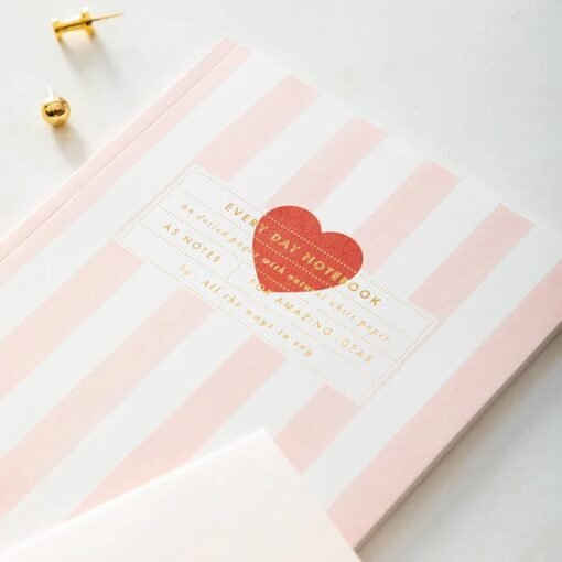 Carnet A5 Pink Stripes, ATWS