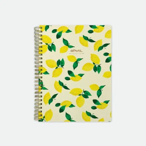 Carnet Spirale Citrons, ATWS