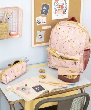 Sac à dos rose Après la pluie, Moulin Roty