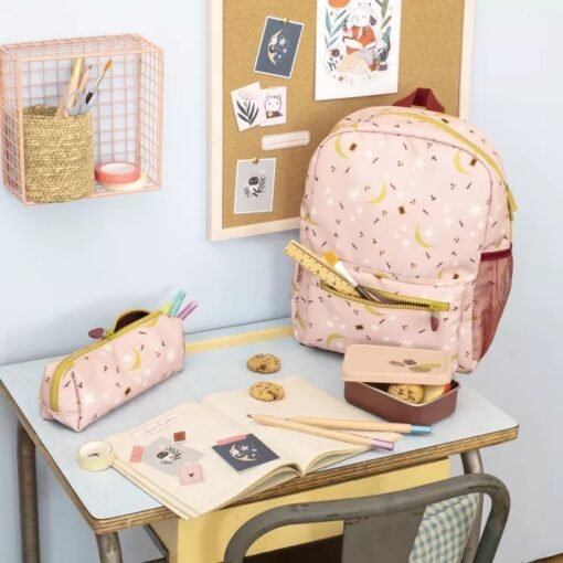 Sac à dos rose Après la pluie, Moulin Roty