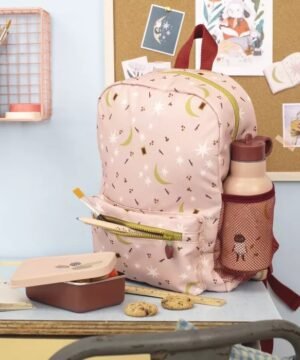 Sac à dos rose Après la pluie, Moulin Roty