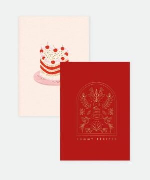 Duo de carnets de Poche A6 Yummy Recipes, ATWS