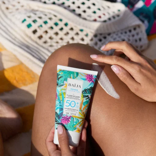 Fluide Solaire Haute Protection SPF 50+ Moana, Baïja