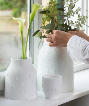 Vase Maison Hiver