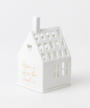 Photophore Maison "Home is where the heart is", Räder
