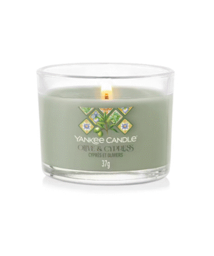 Bougie Cyprès et oliviers, Yankee Candle