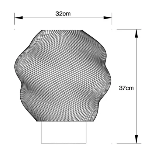 Lampe Air Opale GM, PRZ