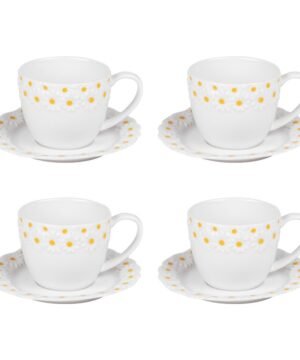 Coffret de 4 tasses à thé Marguerite 30 cl, BASTIDE