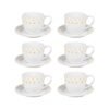 Coffret de 6 tasses à thé Marguerite 30 cl, BASTIDE