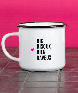 Mug "Big bisoux bien baveux", Bibiche fait son cirque